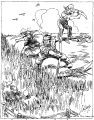 And then comes the threshing.