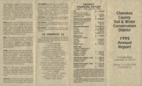 Cherokee County Soil Conservation District Annual Report - 1995