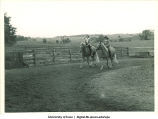Learning to canter, The University of Iowa, 1950s