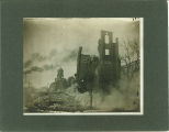 Ruins of Medical Building after the fire, the University of Iowa, March 1901