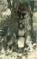 Women inside tree, Iowa City, Iowa, 1910s