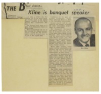 1968 - Lee Kline is Banquet Speaker