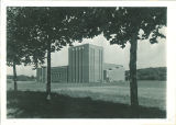 Southwest exterior of Theatre Building, The University of Iowa, 1940s