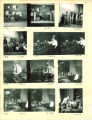 Fifth grade play of Tom Sawyer and glassblowing exhibition, The University of Iowa, 1930s