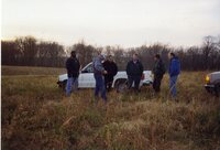 1998 Commissioners tour native grass CRP seedlings