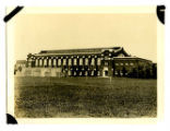 State Gymnasium viewed from southeast Clyde Williams Field