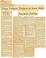 The Waves take over - navy yeomen trained at Iowa State Teachers college