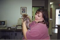 Jamie Grimes and baby cougar