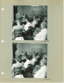 Lecture in a classroom in the Law Commons, the University of Iowa, 1950s