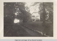 Drive leading to Grey house