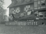 Kappa Delta Homecoming lawn display, "" ISC undertakes K-State."" 1951