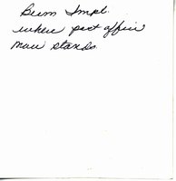 Beem Impl where post office now stands, 1968