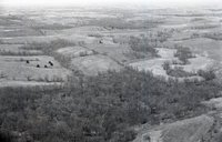 Aerial Views of Forest and Farmland