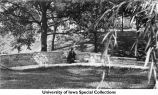 Quadrangle walk, The University of Iowa, 1932