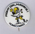 Homecoming badge, October 20, 1973