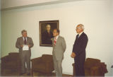 Reception with Dr. John Martin at the Rare Book Room, the University of Iowa, Mar. 31, 1989