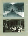 Christmas tree in a ward and a classroom at the Children's Hospital, The University of Iowa, 1925