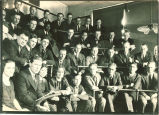 Bull pen, or room 201 of Anatomy Building, The University of Iowa, 1920