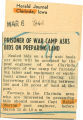 Prisoner of war camp asks bids on preparing land