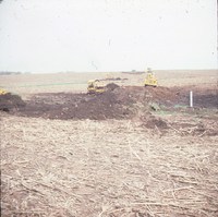 Farmers building terraces in Cherokee County, Iowa.