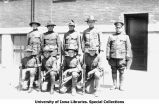 Rifle team and captain, The University of Iowa, 1918
