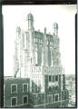 Top of General Hospital's gothic tower, the University of Iowa, February 1928
