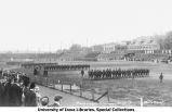 Governor's Day on Iowa Field, Govenor's review, The University of Iowa, May 12, 1917