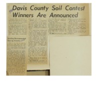 1966 - Davis County Soil Contest Winners are Announced