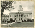 Old Capitol from the east, the University of Iowa, August 1971