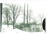 Temporary heating shack on west campus, the University of Iowa, February 1923