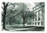 Macbride Hall seen from the northeast, the University of Iowa, 1950s?