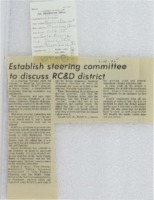 1975 - Establish Steering Committee to Discuss RC&D Project