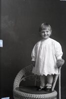 Toddler on chair