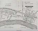 Rochester, IA, 1913 map; Scott Township; Mahaska County; Iowa