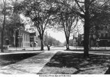 Old Capitol central walk, The University of Iowa, between 1911 and 1916