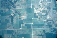 Unidentified aerial views of Des Moines County farmland