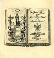 Fredrick Willis Davis Bookplate 