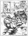 The old hen seems to have hatched something out of the doorknob after all.