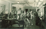 Plaster molds in University of Iowa Hospitals and Clinics, the University of Iowa, August 1925