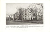 General Hospital seen from Jefferson Street, The University of Iowa, 1923