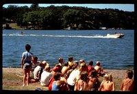 Children on Lake Okoboji Beach.