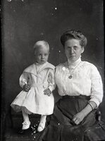 Woman and child