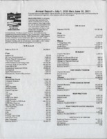 Delaware County Soil Conservation District Annual Report - FY 2010-11