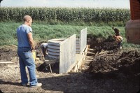 Duncan farm installs an aluminum toewall.