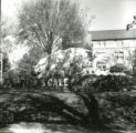 Alpha Delta Pi's lawn display, Homecoming, 1953