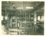 Machinery in the Engineering shed, the University of Iowa, 1901