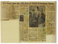 1966 -  Soil Award Farm has 260 Acres of Trefoil-Orchardgrass Pasture