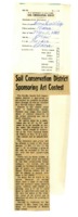 Soil conservation district sponsoring art contest. 
