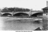 Burlington Street Bridge, looking northwest, Iowa City, Iowa, 1919