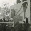 Phi Delta Theta Homecoming lawn display, 1951
